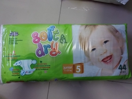 Подгузники №5 SOFT&DRY junior (11-25кг) №44 уп4