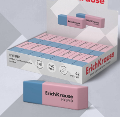Ластик ErichKrause синтетика HYBRID 35749цена за 1шт 1029974