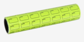 Ценники 7 роликов,в 1ролике 120шт ценники самоклеящиеся 20*30мм желтые 651570