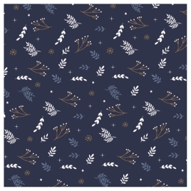 Упаковочная бумага " Миленд " 70*100см 10 листов веточки, в рулоне, 90г/м2