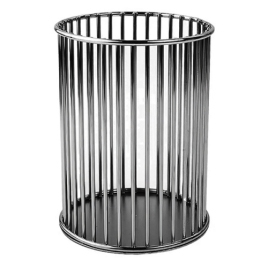 Стакан " KWELT " 8*9,5см, металлический , круглый, графит