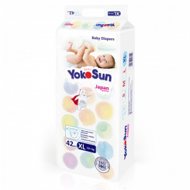 Подгузники YokoSun Comfort XL (13+кг) №42 уп4