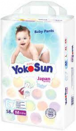 Трусики YokoSun Comfort M (6-10кг) №58 уп3