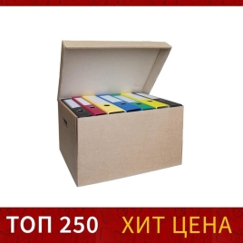 Короб архивный "Делопроизводство", 480*325*295 мм, гофр   4754027