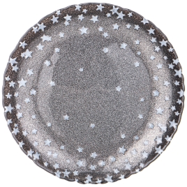ТАРЕЛКА "STARS" GREY 21 СМ МАЛ.УП.=6ШТ.