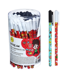 Ручка шариковая Hatber Влад А4, 0.7мм, МИКС 10420868