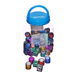 Клейкая лента с блестками 12мм*2м МИКС 9950760