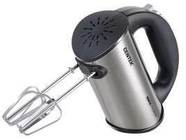 Миксер Centek CT-1108 (черн/сталь) 600Вт, 5 скоростей+турбо, взбивание/замешивание