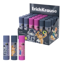 Клей-карандаш дизайн PVP 13г ErichKrause EasyStick "Простоквашино" микс 10474288