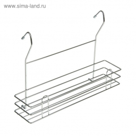 Полка на рейлинг 35*11*25,5, цвет хром