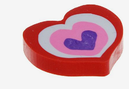 Ластик фигурный Сердечко 1267660